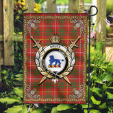 Clan Bruce Modern Tartan Crest Garden Flag  - Celtic Thistle  RA31 Clan Bruce Tartan Today